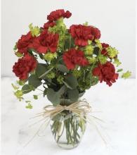 10 Red Carnations in a Vase 10 Red Carnations in a Vase